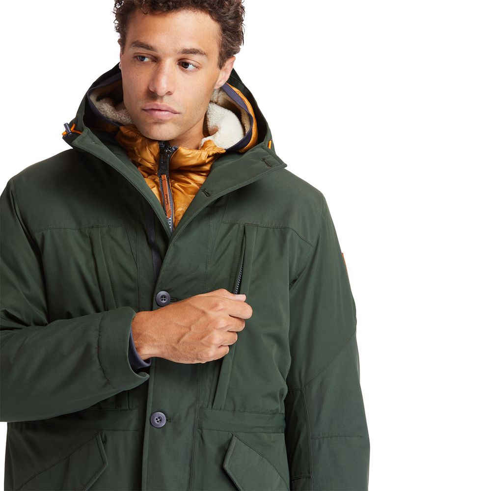 Chaquetas Timberland Hombre Outdoor Heritage Ecoriginal Parka Y Dryvent™ Technology Verde Oscuro - C